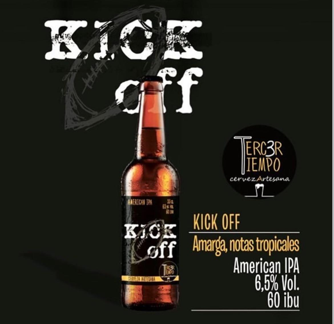 Cerveza Kick Off de Tercer Tiempo